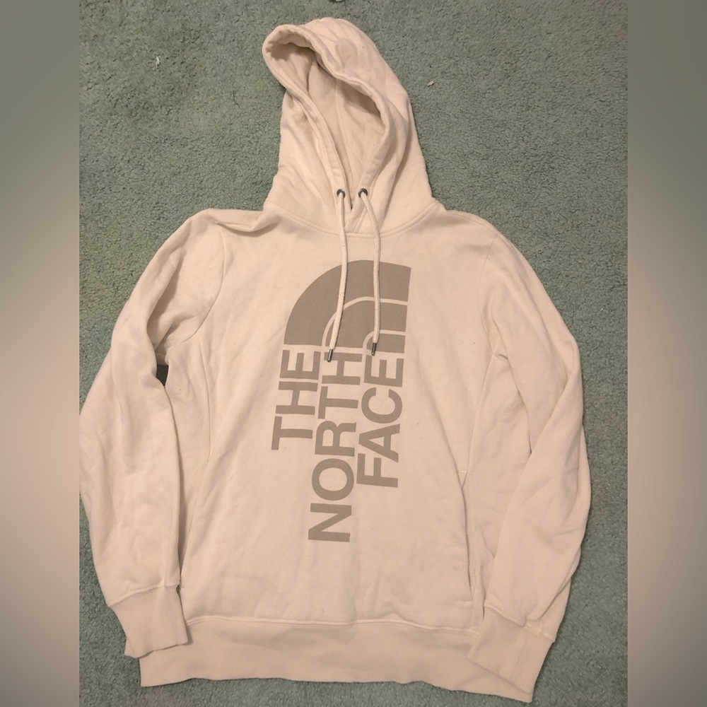 North Face Women’s Tan and Brown Hoodie